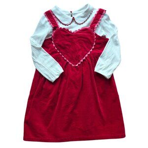 Gymboree Valentine's Jumper Set Girls Size 5T